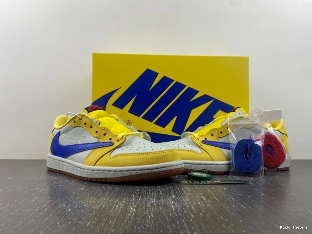 Kicked Out Shoe Store Canary Air Scott DZ4137-700 x OG Jordan Travis 1 Low 0821
